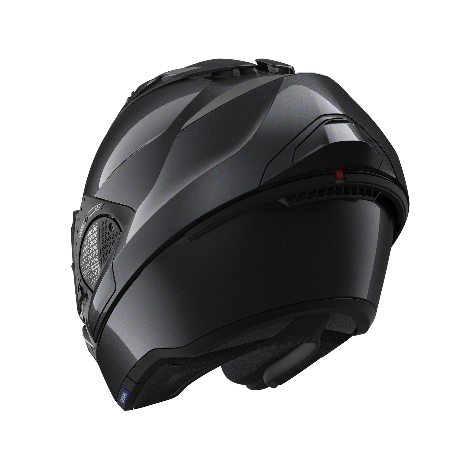Capacete Shark Evo ES Blank Matt KMA Preto Fosco - View #3
